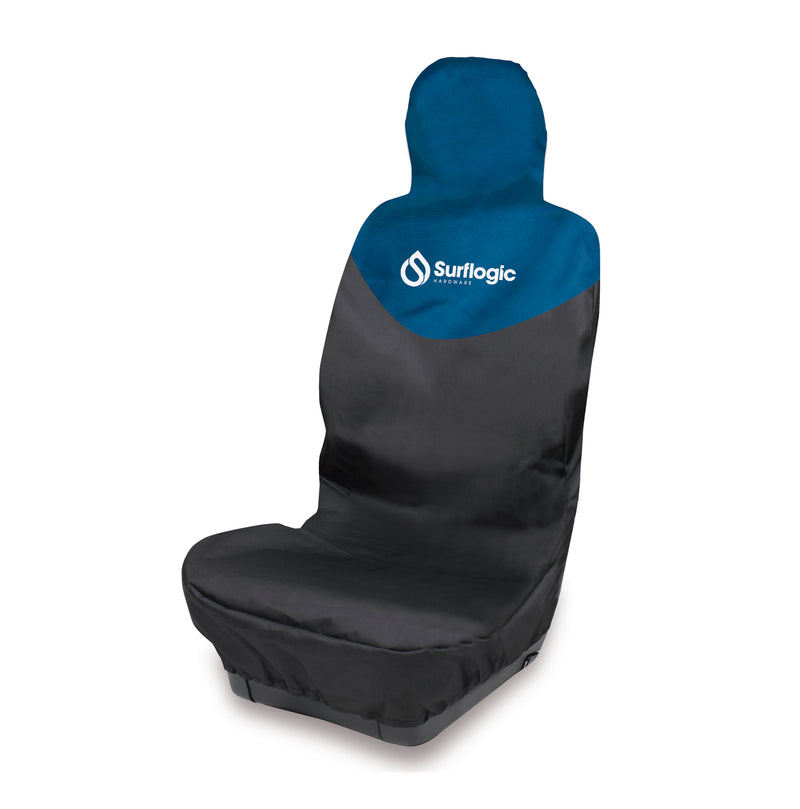 Water Resistant Car Seat Cover - Single Seat - Black & Navy