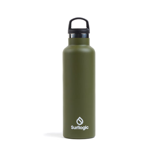 200ml Olive Green Insulated Water Bottle Surflogic Australia