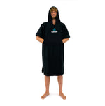 Surflogic Australia Black Hooded Towel