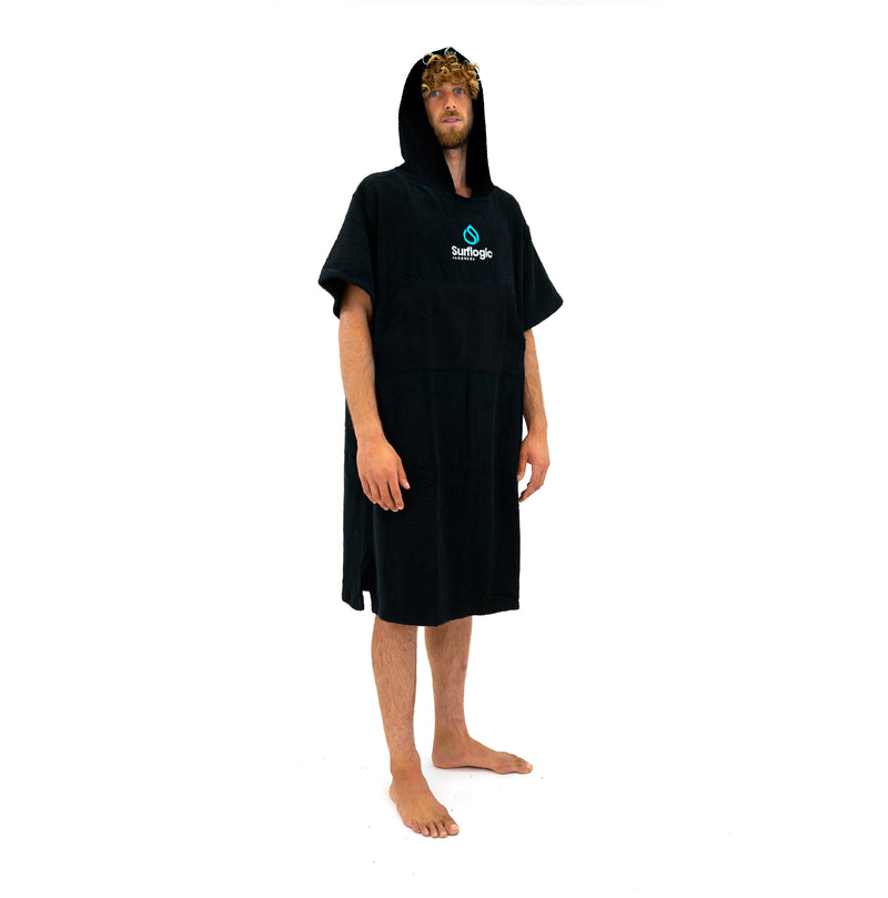 Black Surf Poncho Surflogic Australia