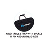 Surflogic Triple Seat Waterproof Car Cover Adjustable Headrest Strap and Buckle Clip Install System
