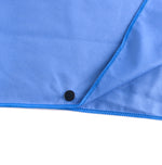 Microfibre Surf Poncho Australia Online Blue Button Detail