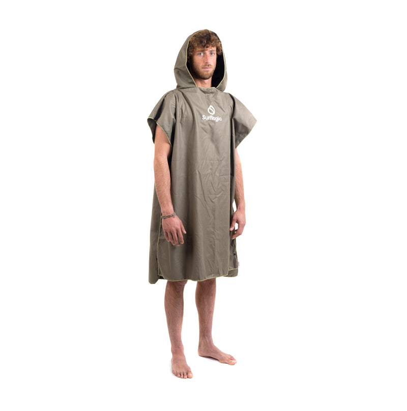 Olive Green Microfibre Surf Poncho Online Surflogic Australia