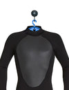 Surflogic Wetsuit Suction Hook Accessory Holding a Surflogic Wetsuit Hanger and Wetsuit